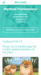 Mobile Screenshot of mysticalpomeranians.com